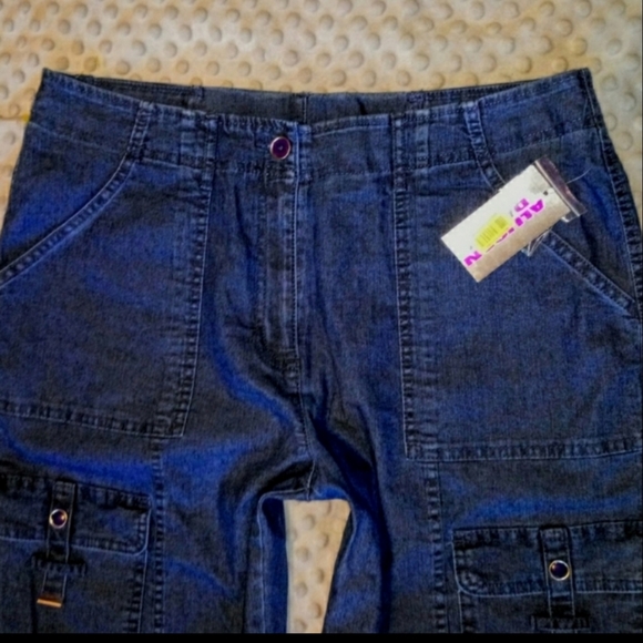 Allison Daley Cargo Pocket Jeans Size 14 B. F. NWT - Picture 5 of 10